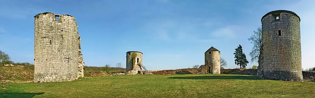 Vestiges du château ducal..