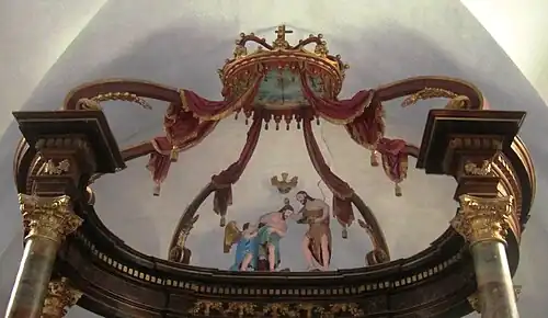 Retable de l'église.