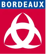 Logotype de la ville de Bordeaux, qui reprend le chiffre avec les croissants de lune.