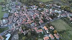 Vue aérienne de Saint-Myon