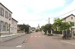 Vue de la rue de l'église.