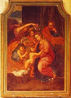 Sainte famille du XVIIIe&nbsp;siècle.