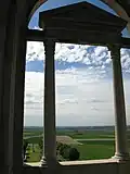 Panorama vers l'est depuis le sommet de la tour.