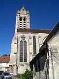 Croisillon nord et clocher.