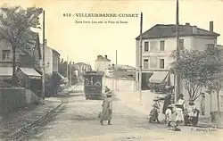 Le cours historique dans le quartier de Cusset