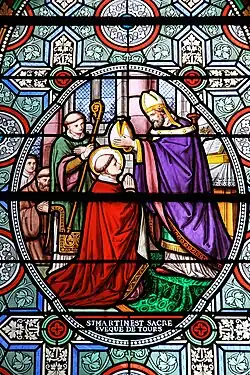 Sacre de Saint Martin de Tours.