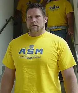 Vincent Debaty, champion de France 2010 avec l'ASM Clermont Auvergne