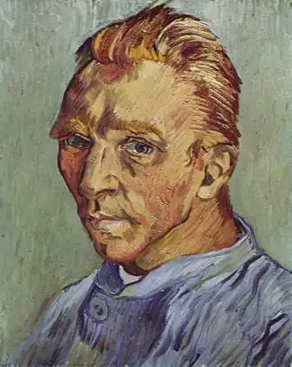 Autoportrait sans barbe, 1889, collection privée.