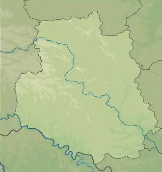 Voir sur la carte topographique de l'oblast de Vinnytsia