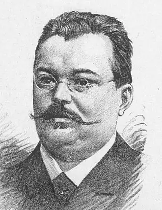 Portrait de Vinzenz Chiavacci par Jan Vilímek