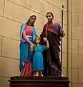 Statue de la Sainte Famille.