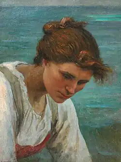 Étude de femme pour Les Oiseaux de Mer, vers 1907 (Château-musée de Boulogne-sur-Mer).