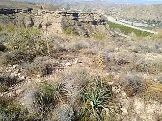 Vue depuis le mirador de l'Andarax, ouest de Gádor