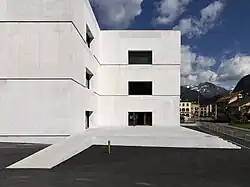 Centre des visiteurs du Parc National Suisse à Zernez de Olgiati