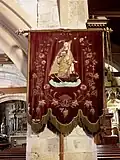 Bannière de procession de saint Pierre.
