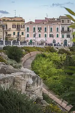 Une des zones archéologiques