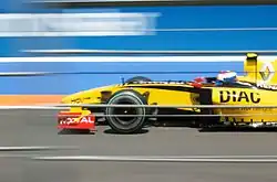 Photo de la Renault R30 de Petrov à Valence