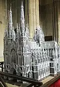 Maquette du projet original de la cathédrale.