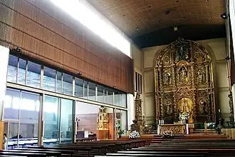 Nef principale et nef-chapelle nord.