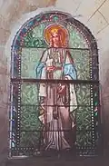 Vitrail de sainte Radegonde.