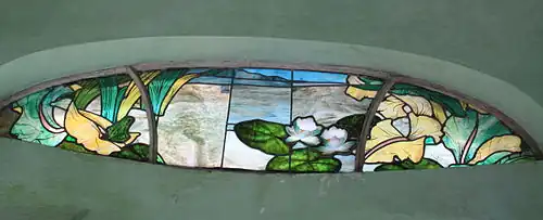 Vitrail de l'aquarium.