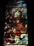 Vitrail Jésus calme les flots