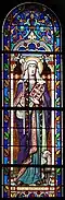 Vitrail de sainte Geneviève de Paris.