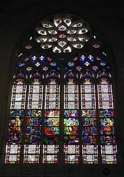 Vitrail sud du transept (1933), par Jacques Grüber.