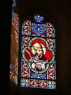 Un vitrail de l'église.