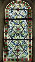 Vitrail à motifs géométriques, 1919.