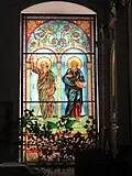 Vitraux à Mstiora dans l'église Vladimirskaïa.