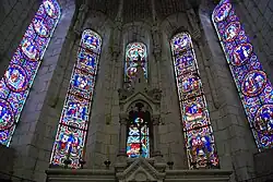 Les vitraux, en 2010.