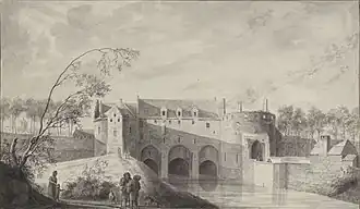 La Porte de Laeken (fin XVIIIe&nbsp;siècle).