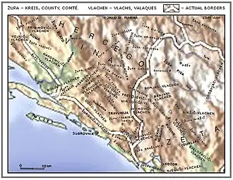 Les communautés médiévales valaques d'Herzégovine et de la Zeta, auteurs probables mais non exclusifs des stećci.