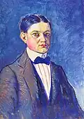 Autoportrait (entre 1907 et 1908), Saint-Pétersbourg, musée Russe.