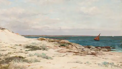 Voiliers, côte animée