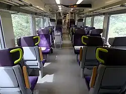 Intérieur 1ère classe d'un B&nbsp;84500.
