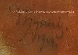 signature de Vojtěch Hynais
