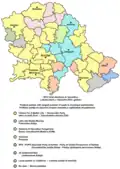 Carte électorale de Voïvodine aux élections de 2012 - résultats des élections municipales.