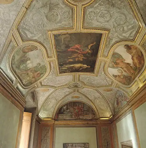 Annibale Carracci, plafond du Camerino Farnese, 1595-1596.