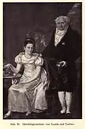 Lord Mayor Cornelius von Guaita (1766-1821) et son épouse Maria Catharina Josepha. Peinture de Jean Baptiste Bastiné