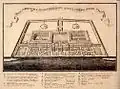 Plan de l'orphelinat de Moscou par Ivan Betskoï, 1764.