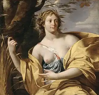 Entourage de Simon Vouet, Cérès, déesse des moissons (1re&nbsp;moitié du XVIIe&nbsp;siècle).