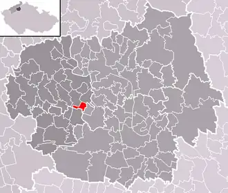 Localisation de Vrbičany