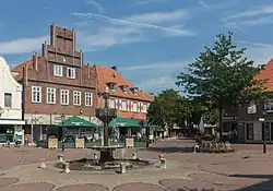 Fontaine sur den Markt