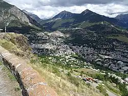 vue de Briançon depuis Puy-Saint-Pierre