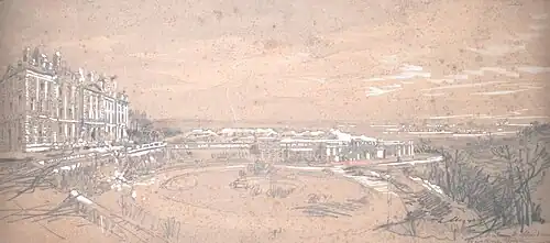 Vue de Meudon après la guerre de 1871. Hubert Clerget, musée Carnavalet.