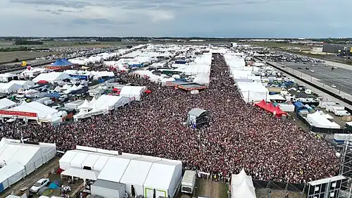 Vue de drône - Fête de l'Humanité 2023