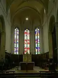 Vue intérieure de l'église.