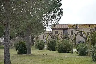 Vue du mas d'Anglas.